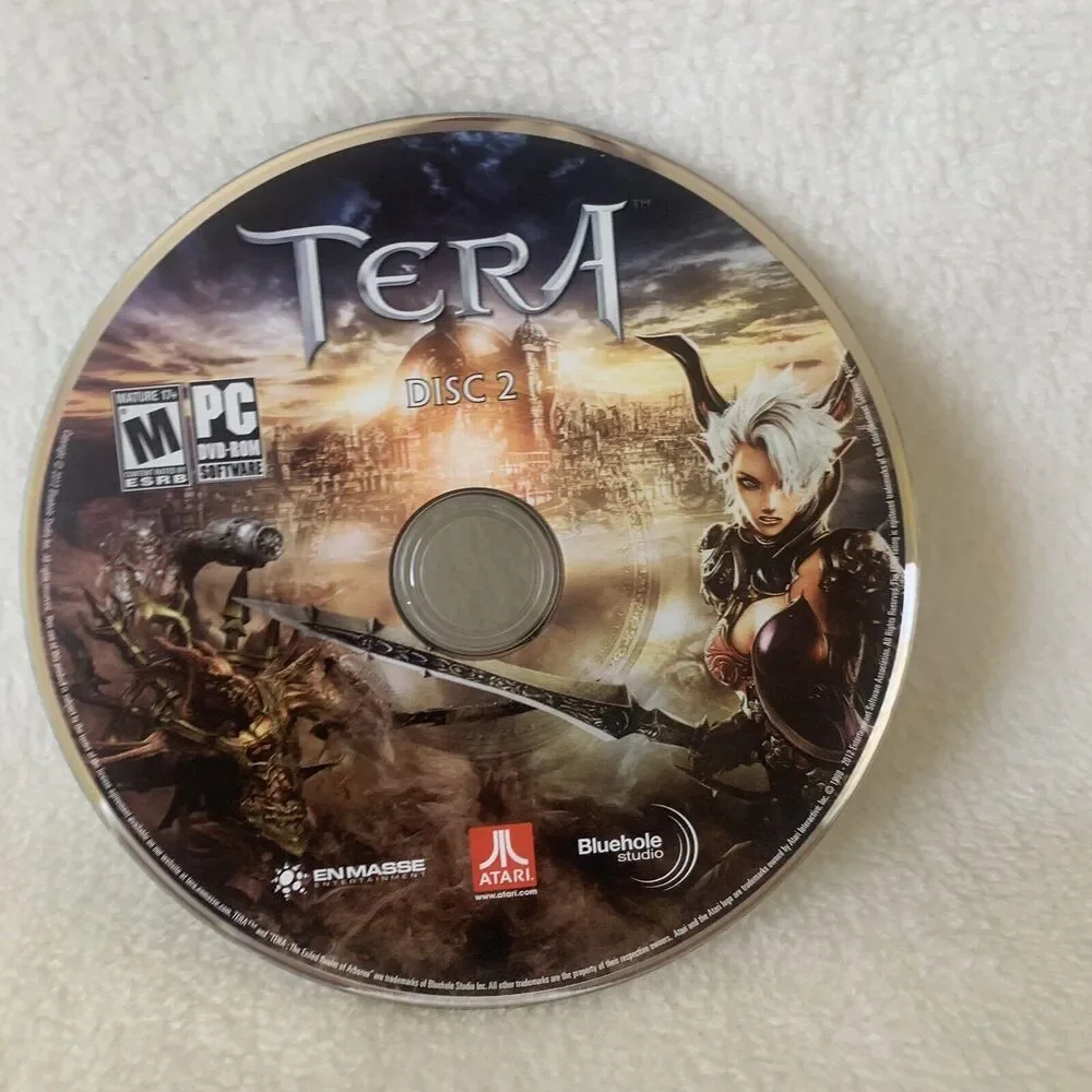 Tera (PC, 2012)‎ Complete in Box with Manual and All 3 Clean Discs CIB